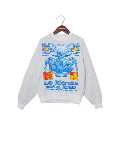 The World Is Ours Kids Crewneck