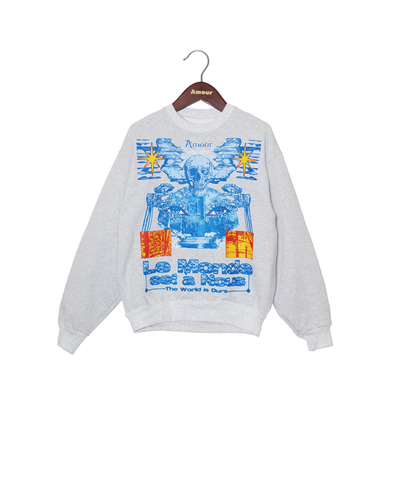 The World Is Ours Kids Crewneck