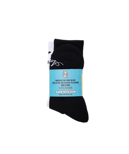 Amour Socks Woven Skull Two-Pack