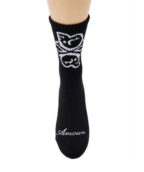 Amour Socks Woven Skull Two-Pack