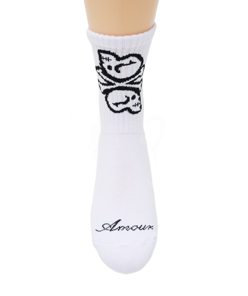 Amour Socks Woven Skull Two-Pack