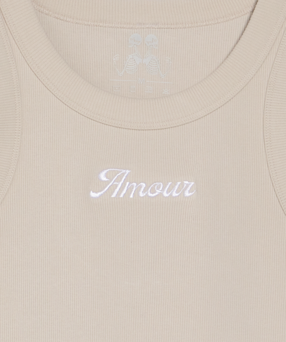 Cropped Script Tank