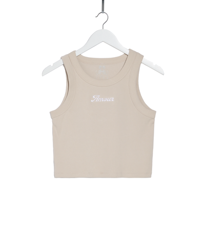 Cropped Script Tank