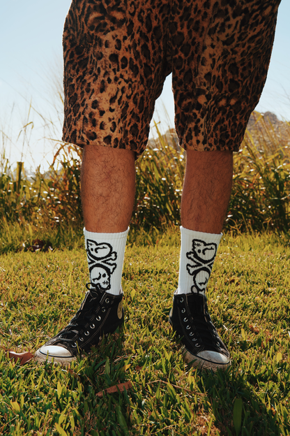 Amour Socks Woven Skull Two-Pack