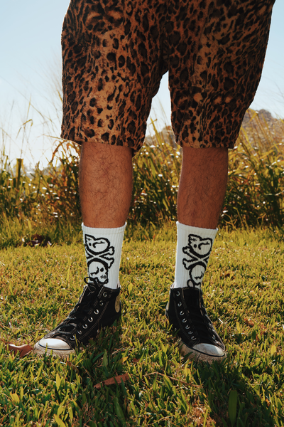 Amour Socks Woven Skull Two-Pack